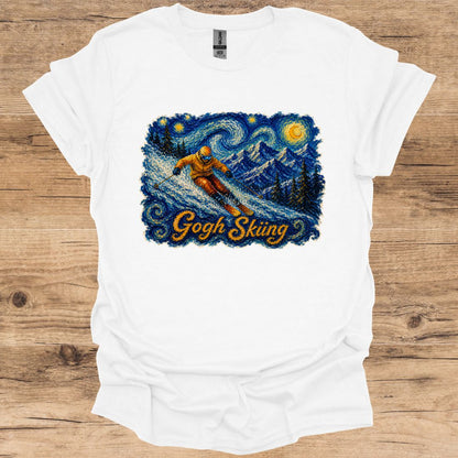 Gogh Skiing T-Shirt