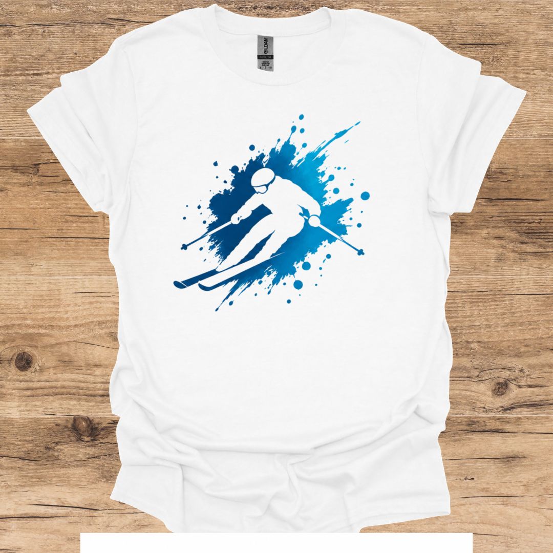 Alpine Blue Ski Spray T-Shirt