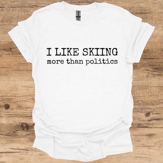 Skiing & Politics T-Shirt