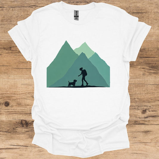 Girl & Border Terrier T-Shirt