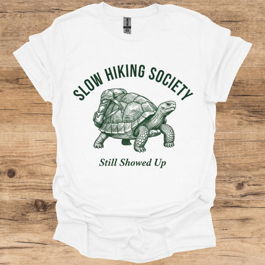 Slow Hiking Tortoise T-Shirt