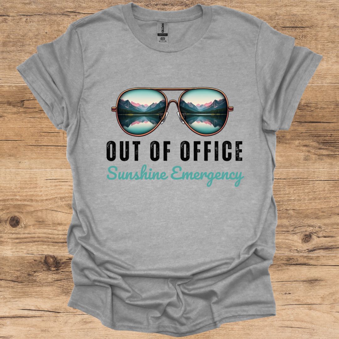 Out Of Office_Sunshine Emergency T-Shirt