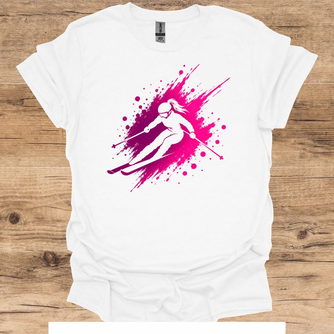 Après Pink Ski Spray T-Shirt