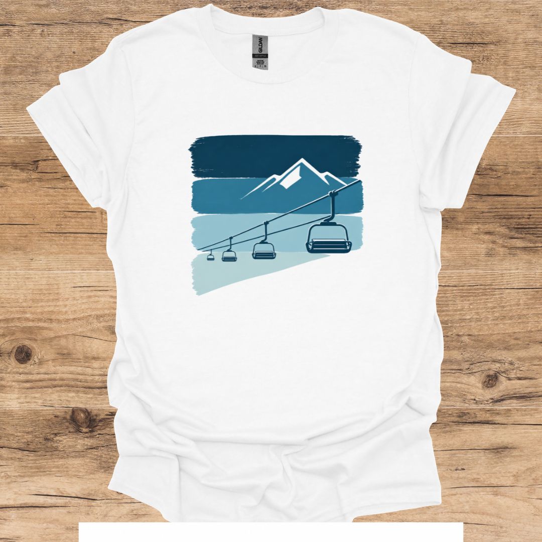 Brushstroke Chairlift T-Shirt