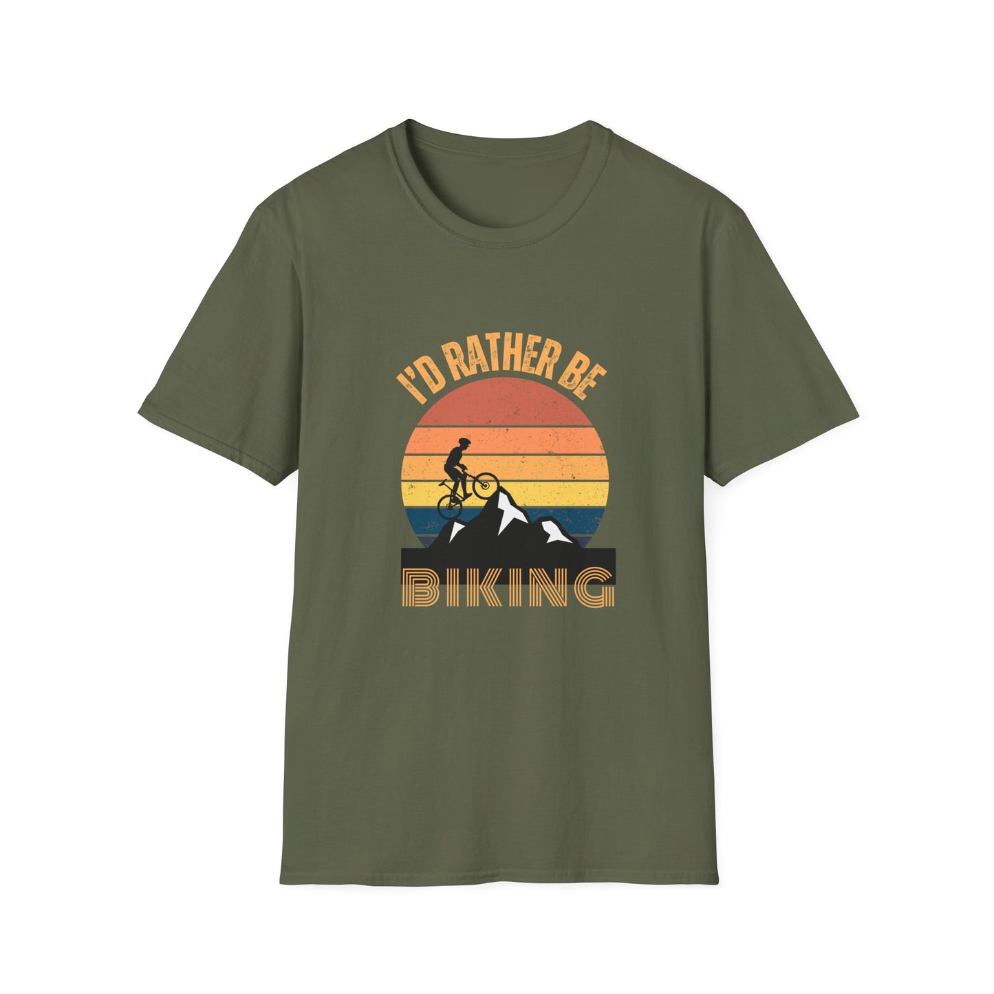 I'd Rather be Biking_Vintage T-Shirt