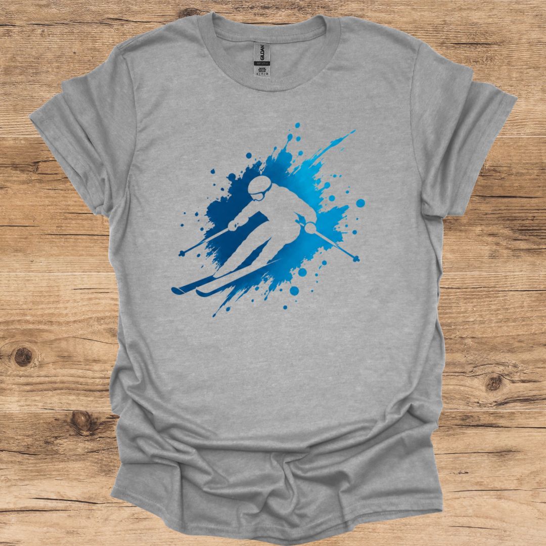Alpine Blue Ski Spray T-Shirt