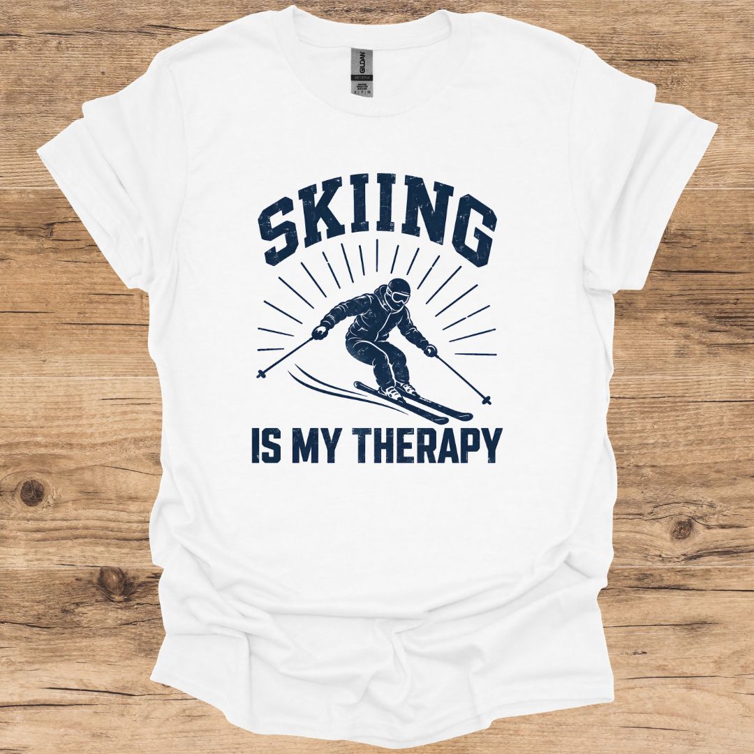 Ski Therapy Vintage T-Shirt