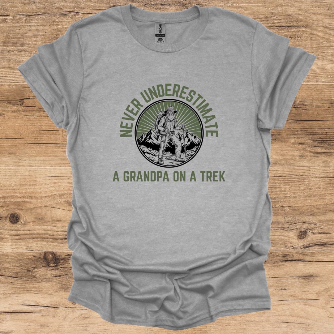 Never Underestimate Grandpa Trek T-Shirt
