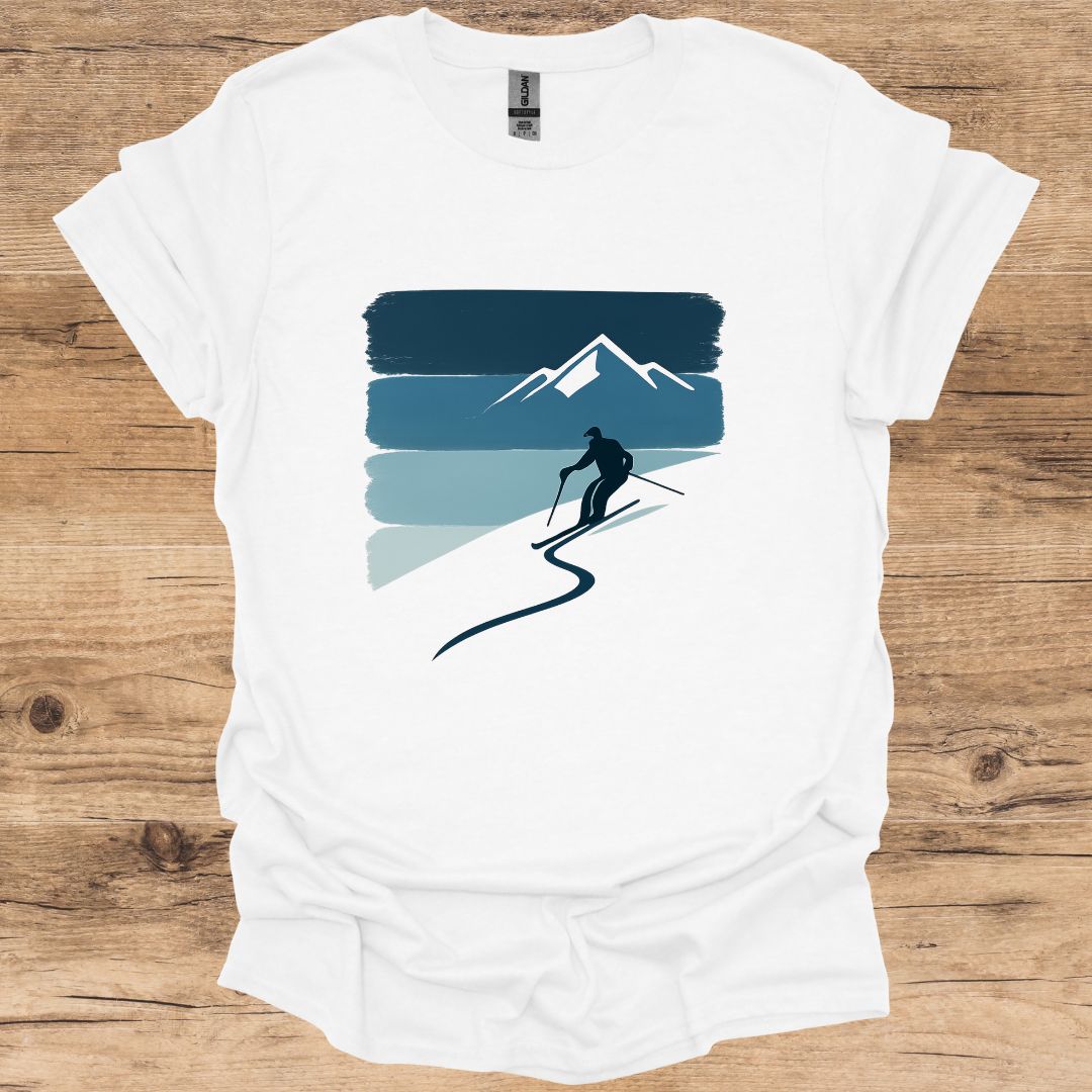 Ski Brushstroke T-Shirt