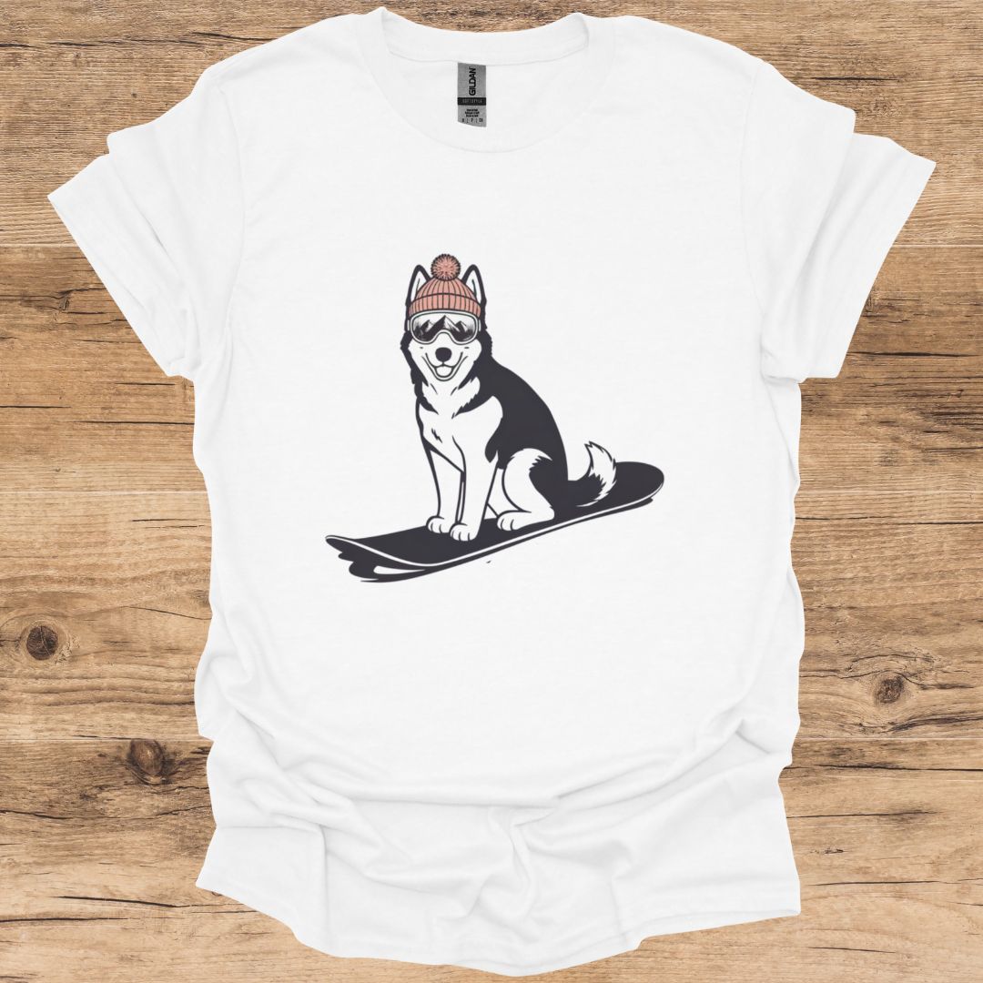 Husky Snowboard T-Shirt