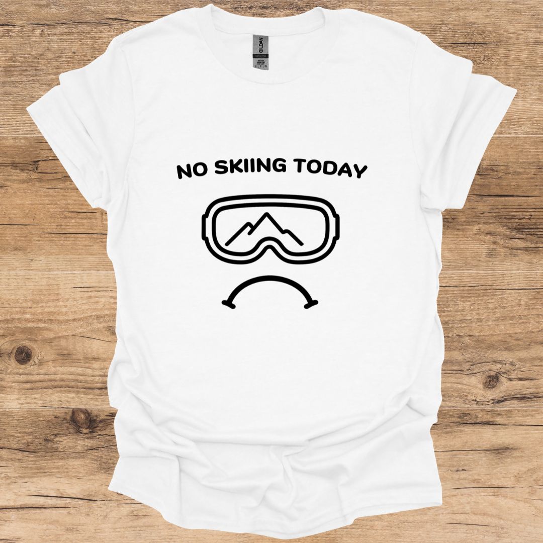 No Skiing Today_Goggles T-Shirt