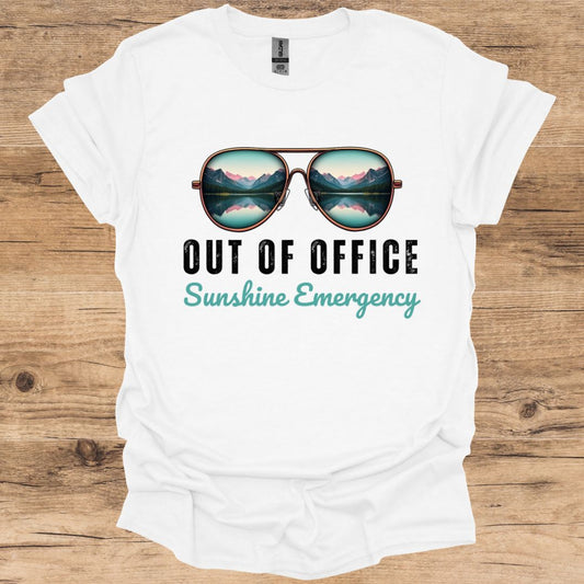 Out Of Office_Sunshine Emergency T-Shirt