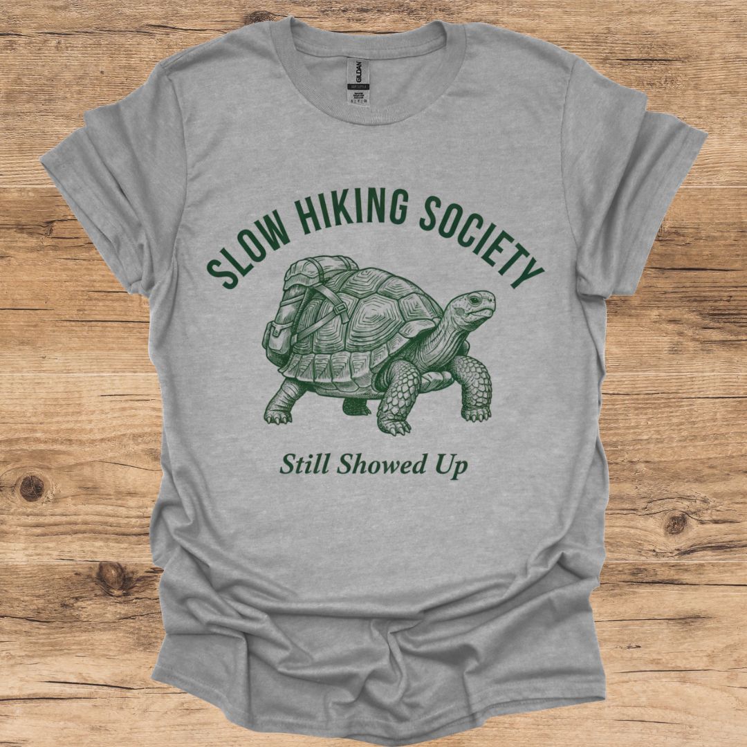 Slow Hiking Tortoise T-Shirt