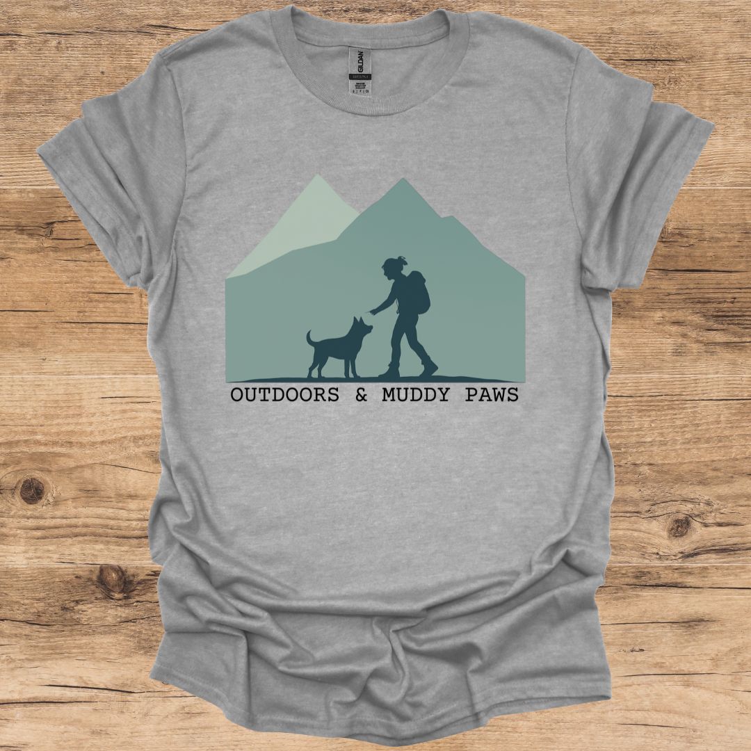 Outdoors & Muddy Paws T-Shirt