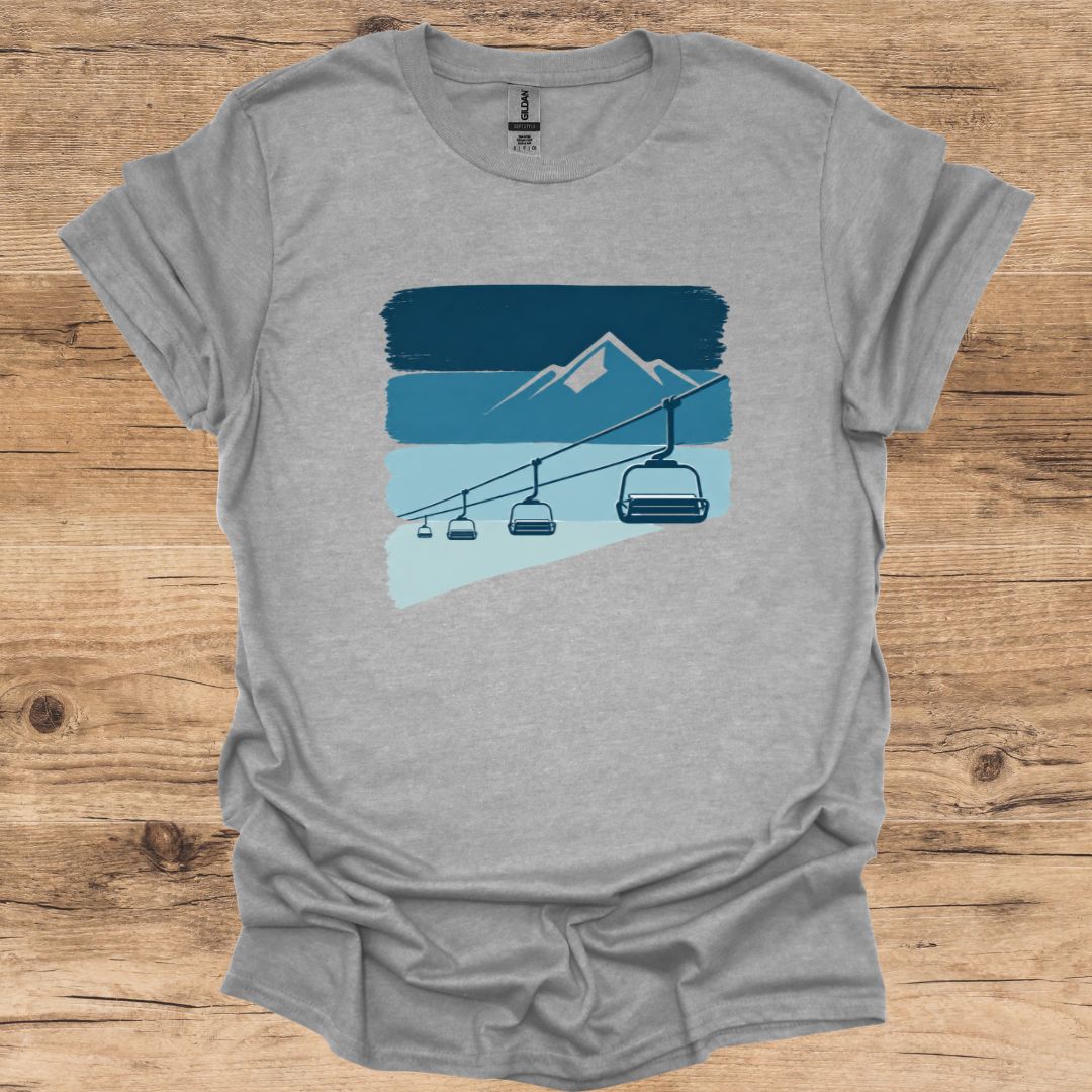 Brushstroke Chairlift T-Shirt