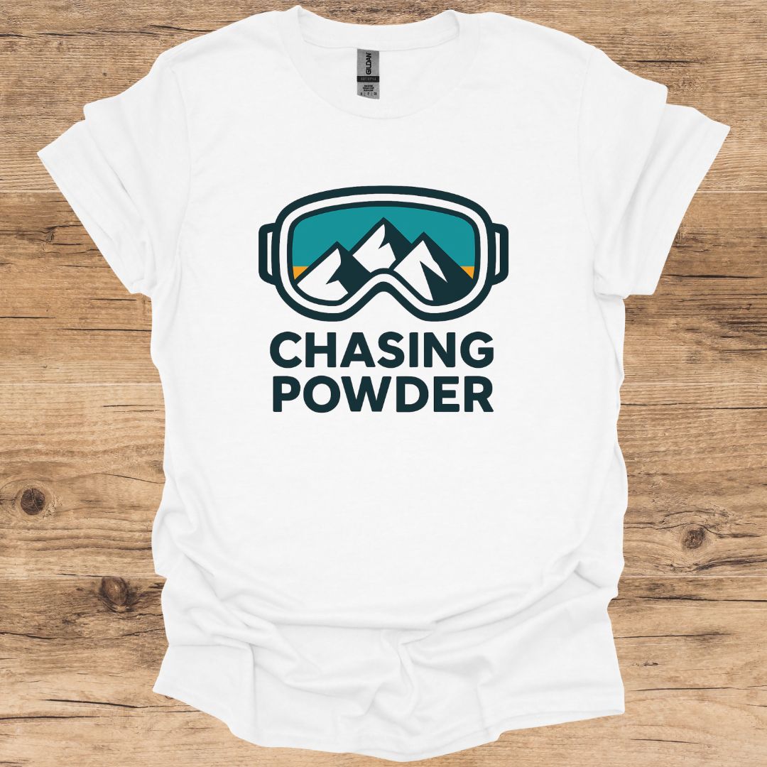 Chasing Powder_Goggles T-Shirt