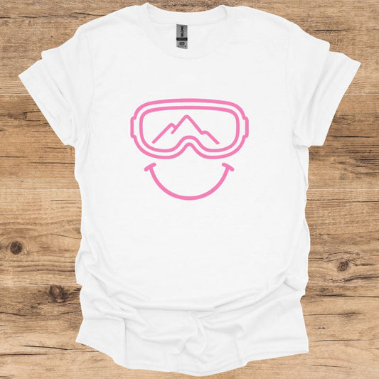 Smile Pink Goggles T-Shirt