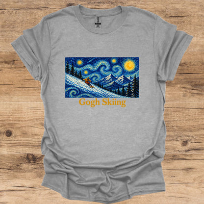 Gogh Skiing Ski T-Shirt