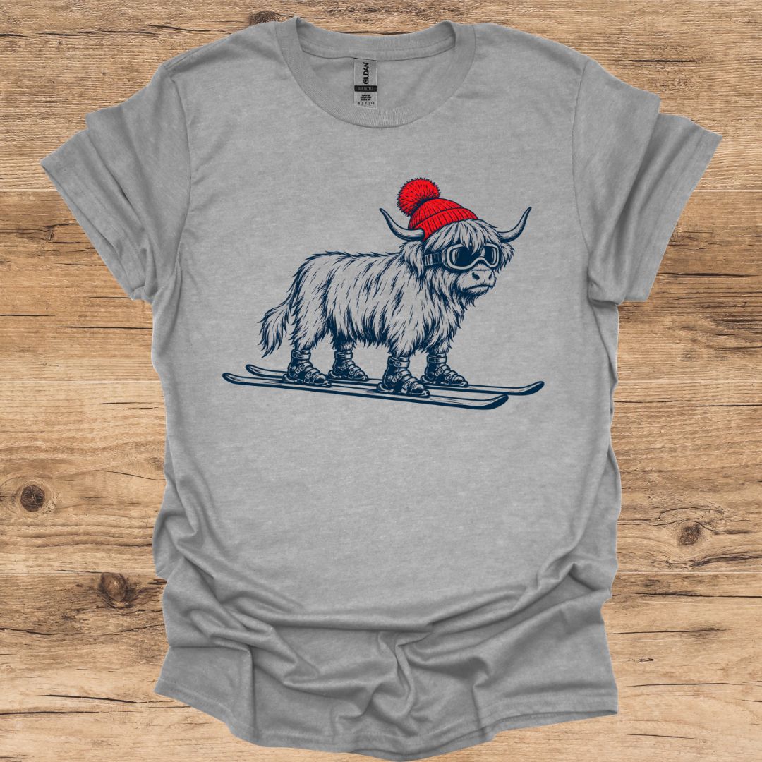 Cow Ski BeanieT-Shirt