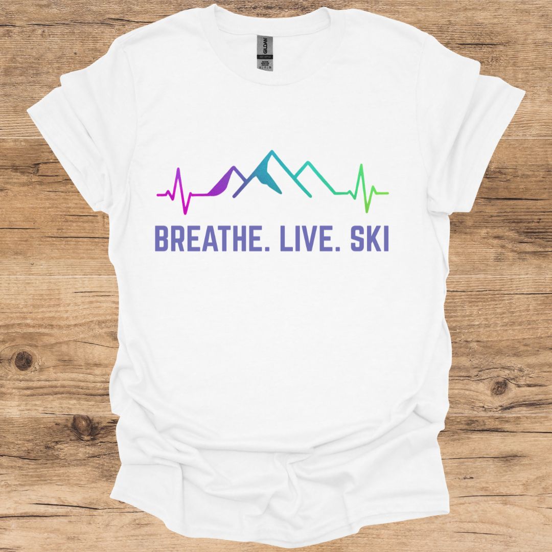 Breathe.Live.Ski T-Shirt