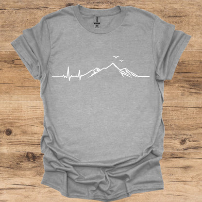 Mountain Bird Heartbeat T-Shirt