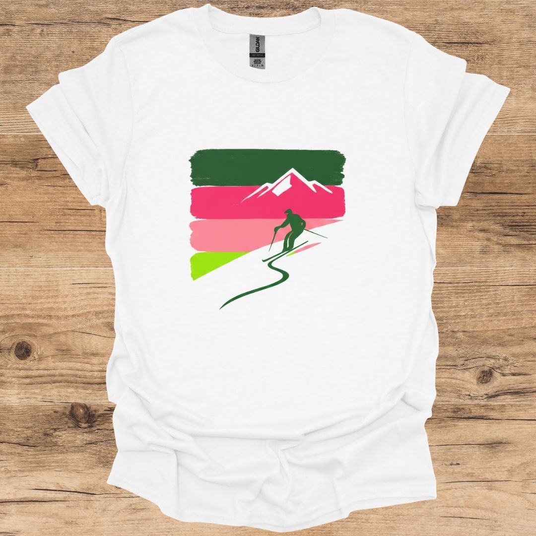 Ski Brushstroke_P T-Shirt