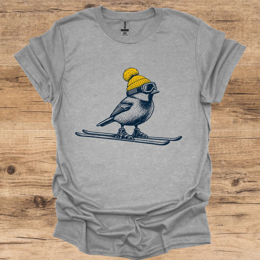 Ski Beanie Bird T-Shirt