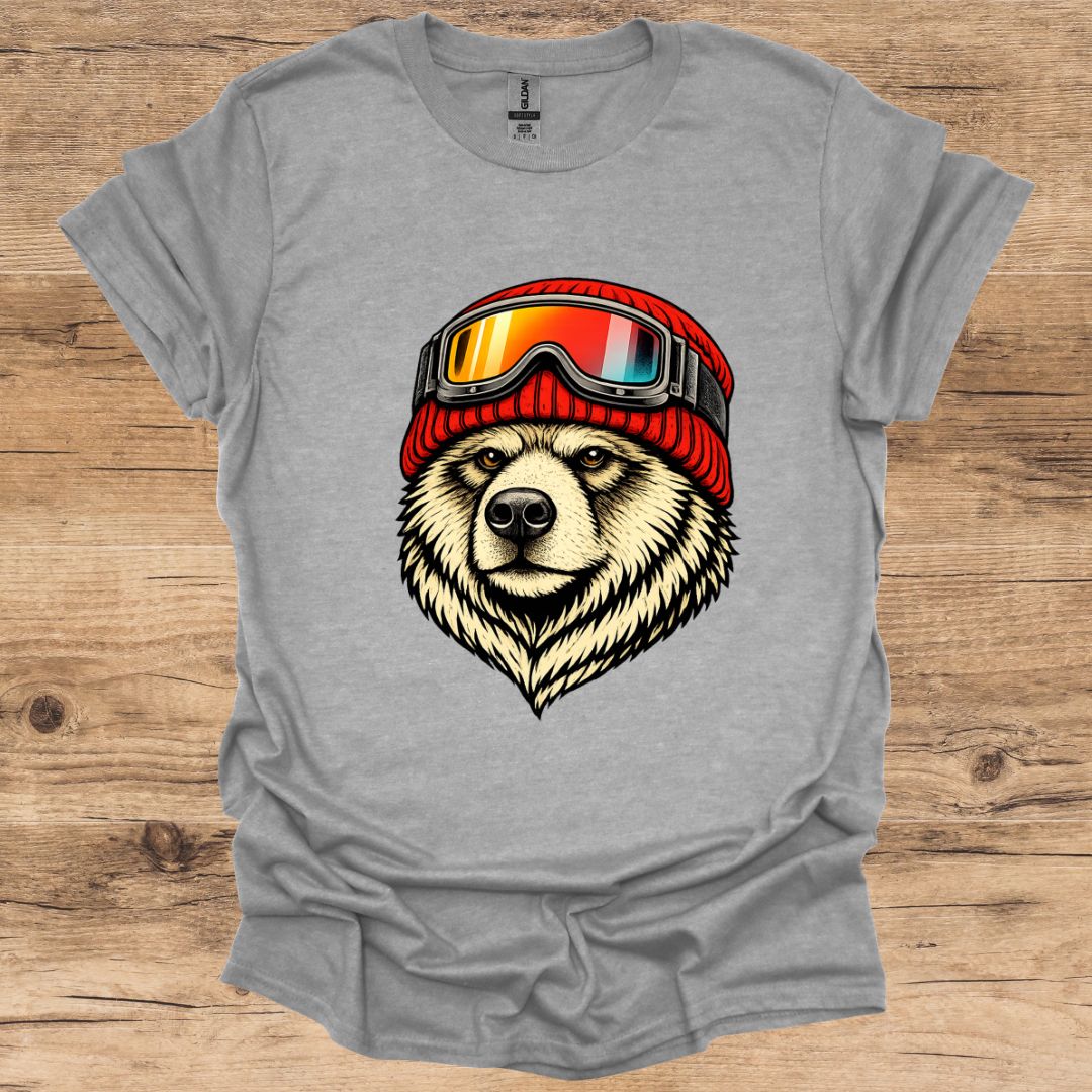 Bear Red Beanie T-Shirt