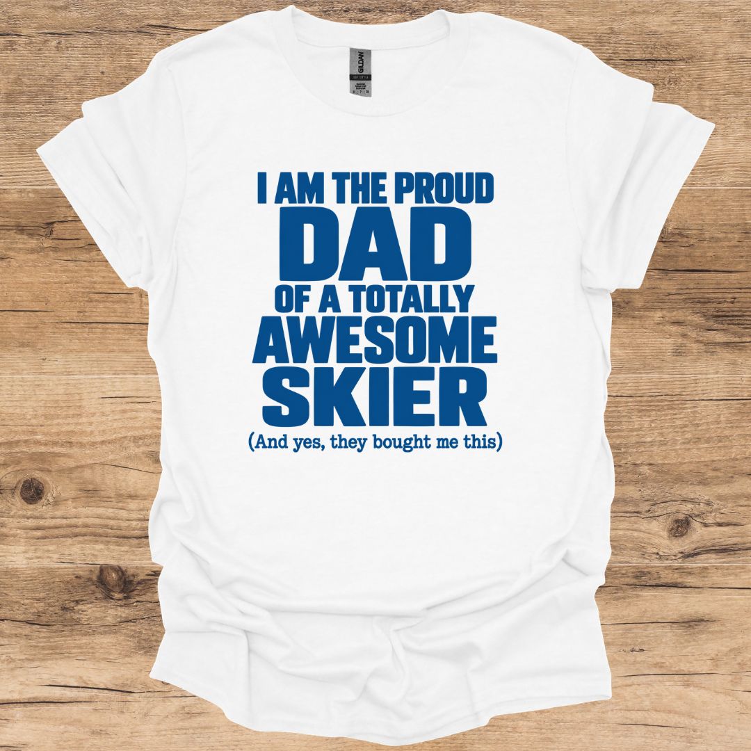 Proud Dad Skier T-Shirt