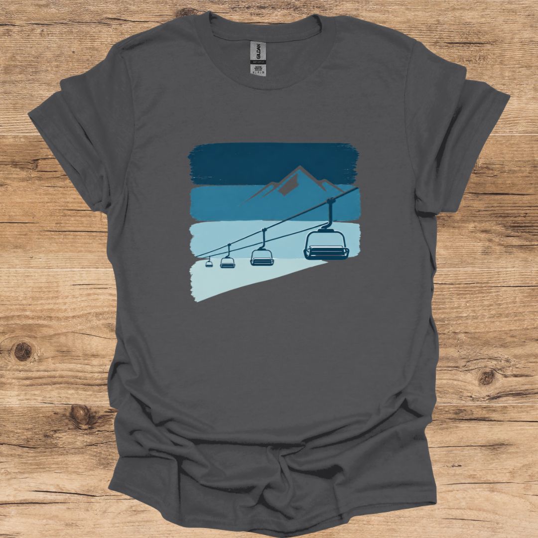 Brushstroke Chairlift T-Shirt