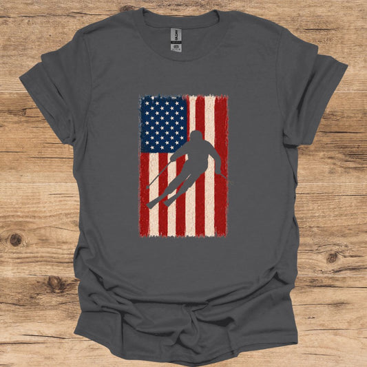 Red, White & Ski T-Shirt