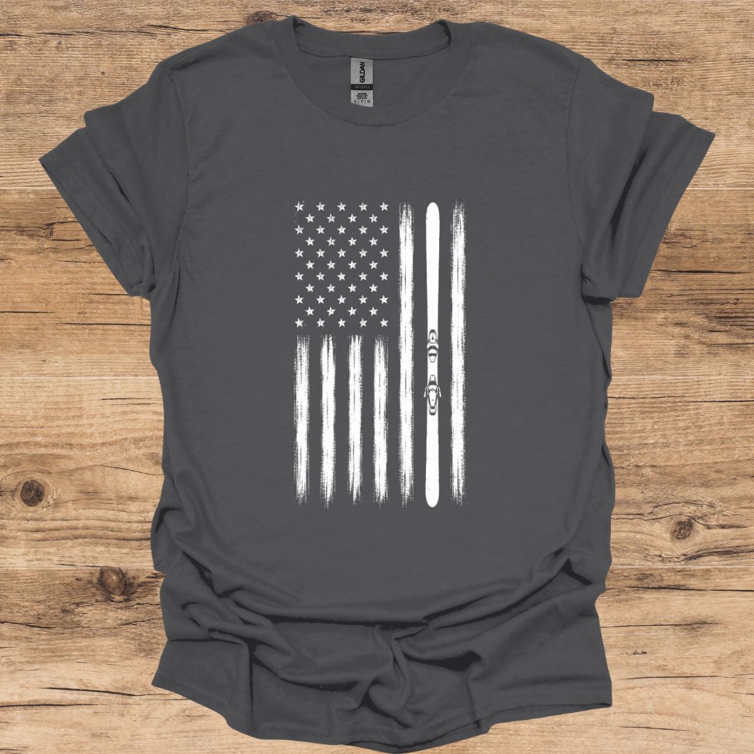 Vintage Ski Flag T-Shirt