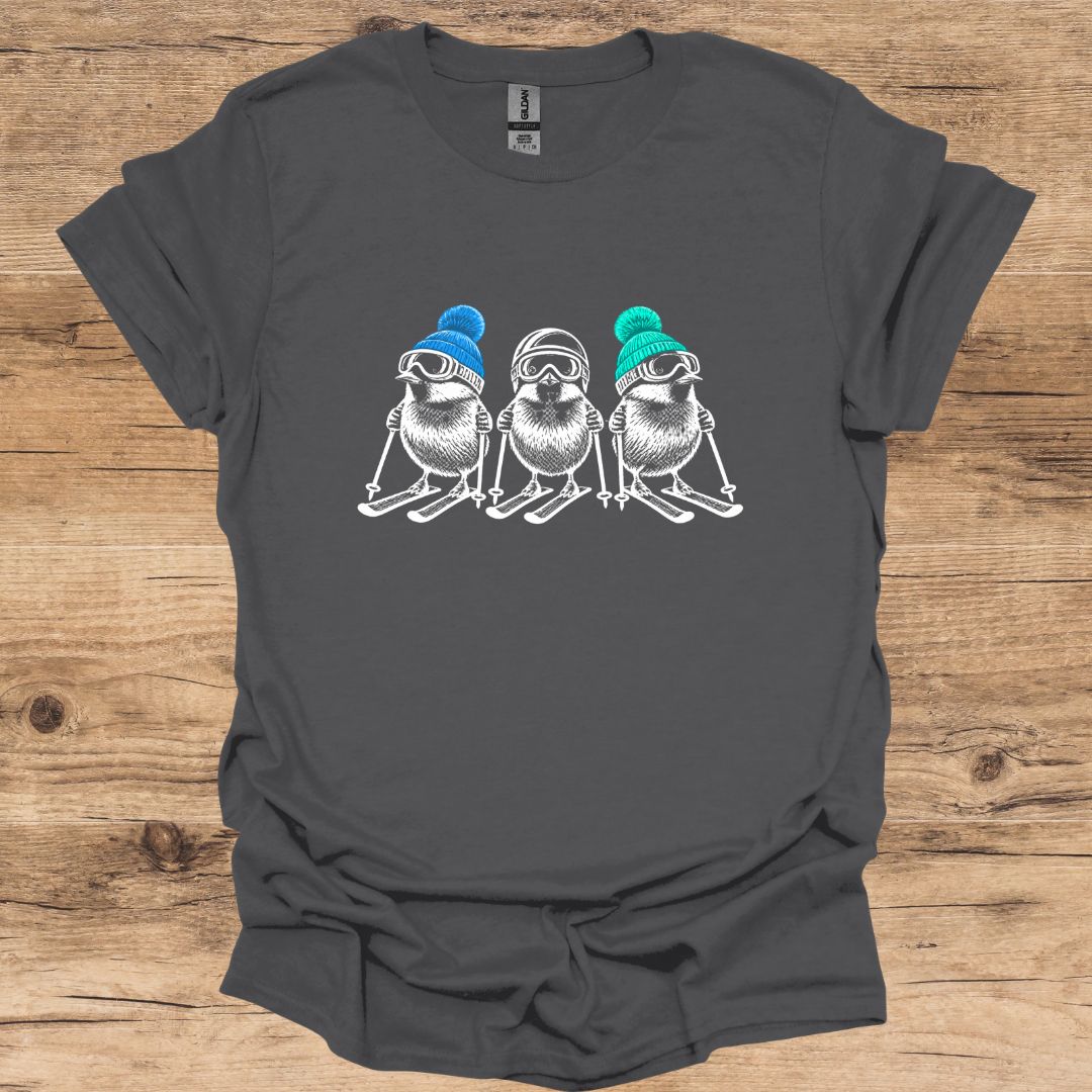 Triple Ski Bird T-Shirt