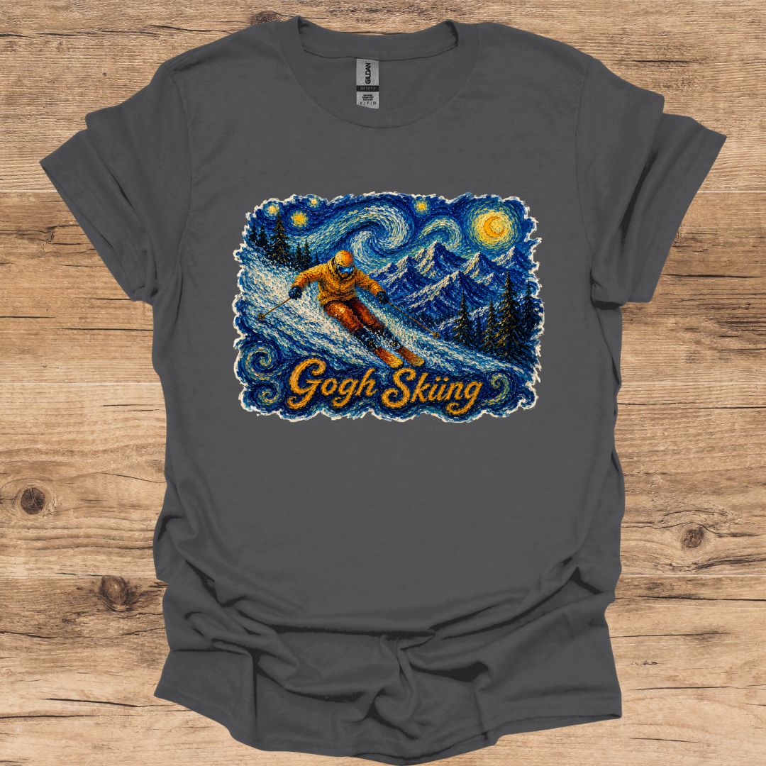 Gogh Skiing T-Shirt