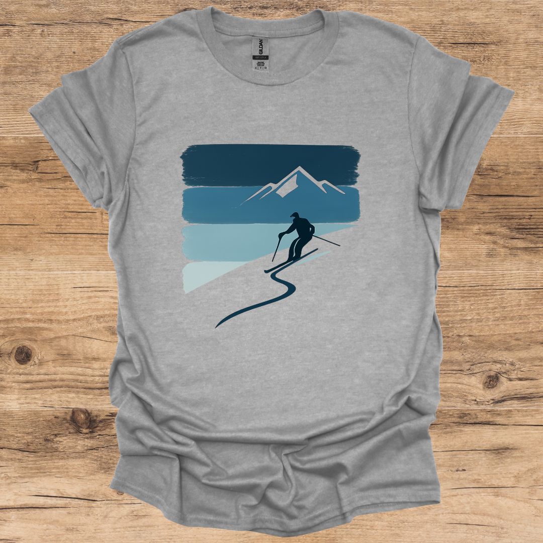 Ski Brushstroke T-Shirt