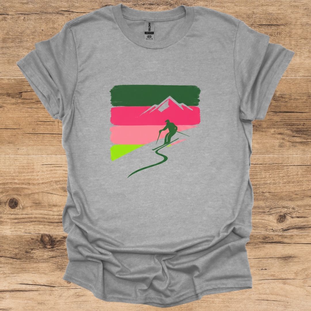 Ski Brushstroke_P T-Shirt