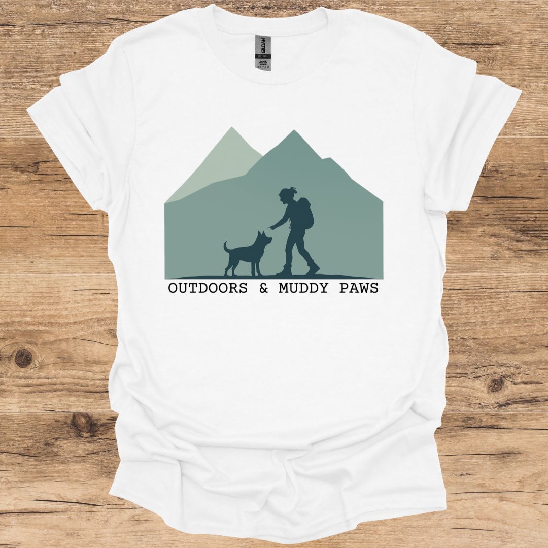 Outdoors & Muddy Paws T-Shirt