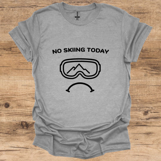 No Skiing Today_Goggles T-Shirt