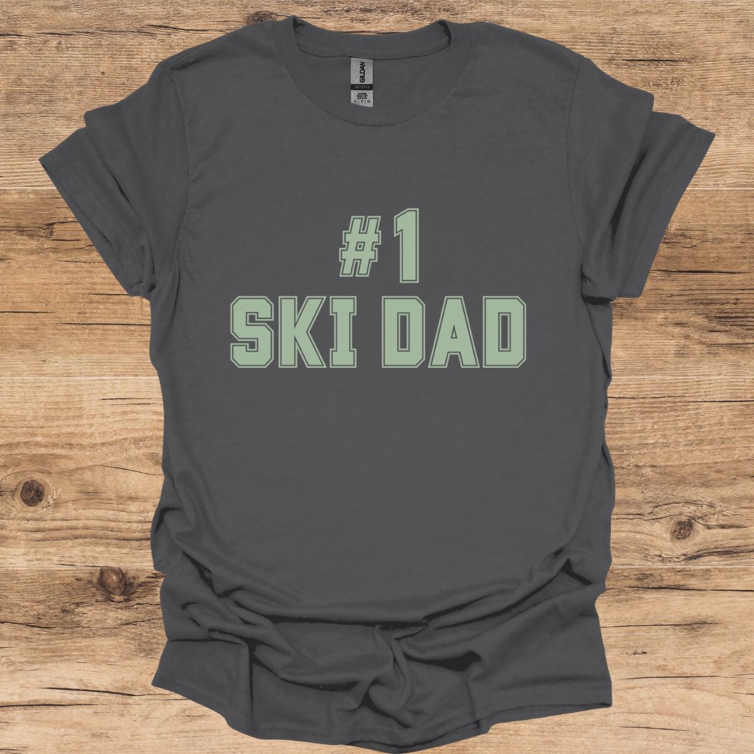 #1 SKI DAD T-Shirt