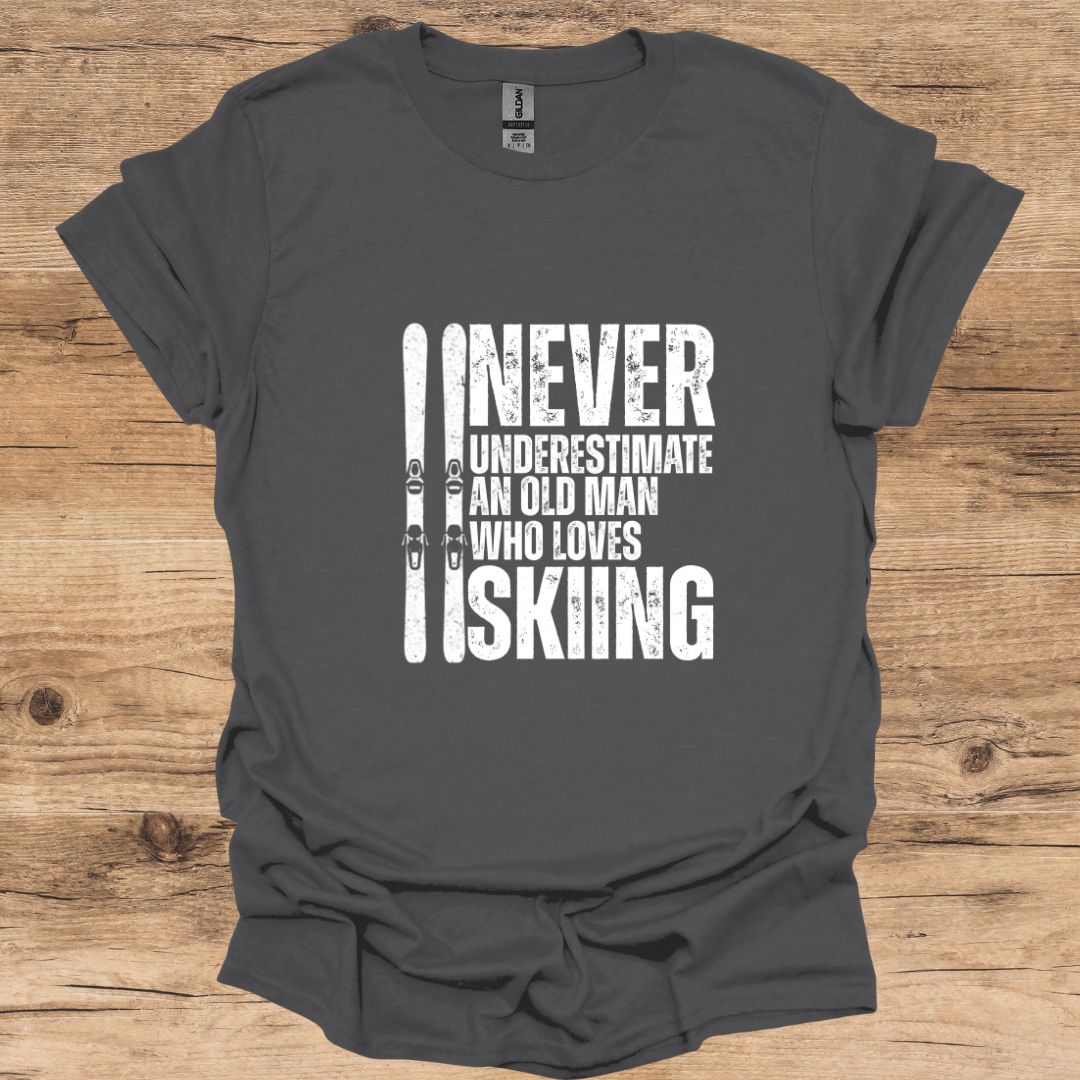 Old Man Loves Skiing T-Shirt