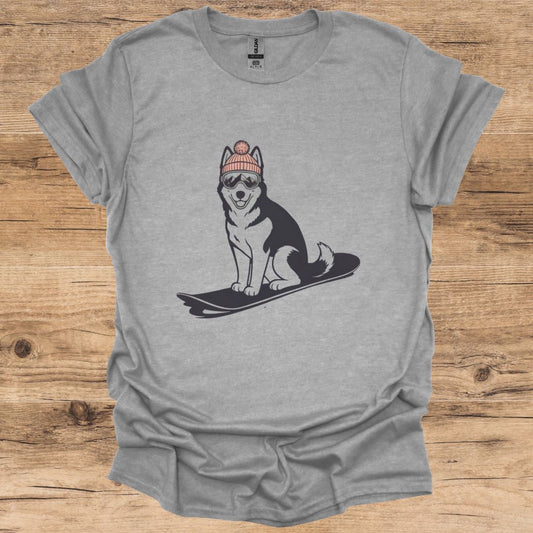 Husky Snowboard T-Shirt