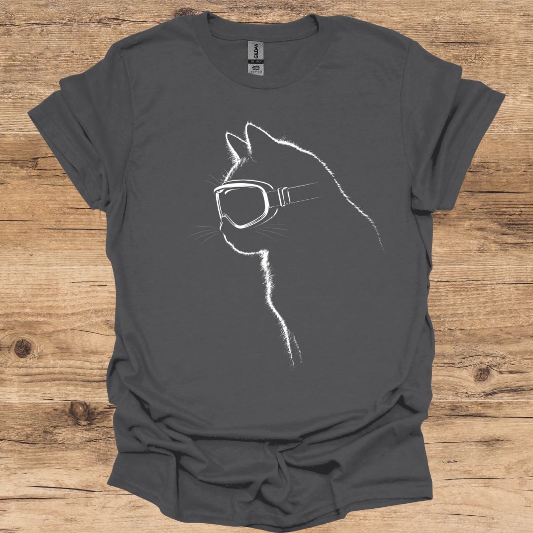 Ski Cat Silhouette T-Shirt