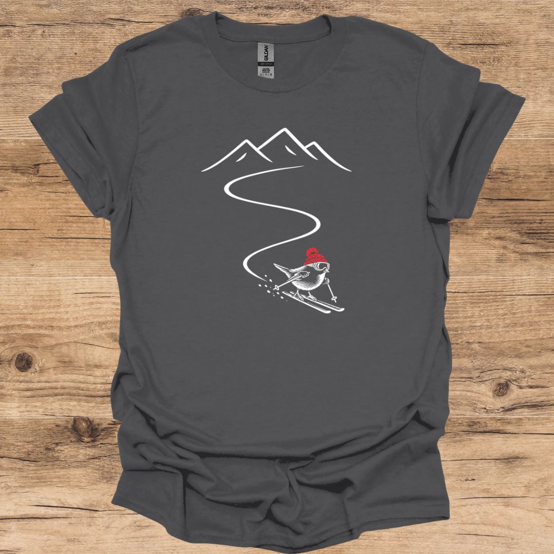 Bird Ski Path T-Shirt