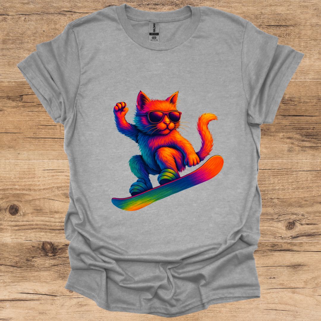 Boarding Cat T-Shirt
