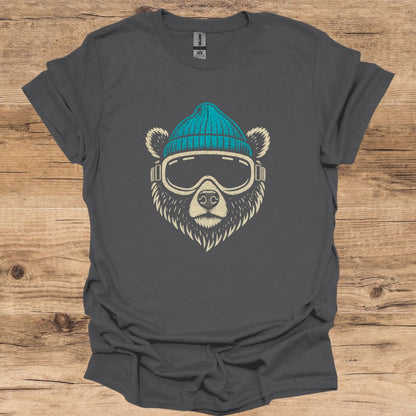 Teal Beanie Bear T-Shirt