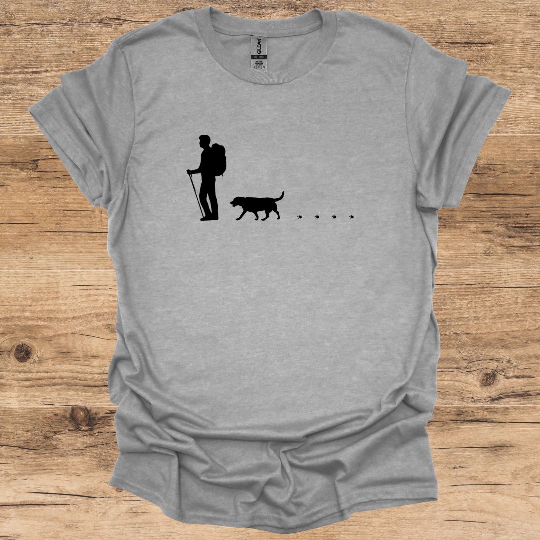 Walking Man & Dog T-Shirt