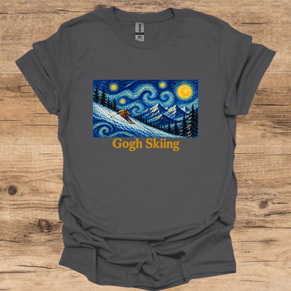 Gogh Skiing Ski T-Shirt