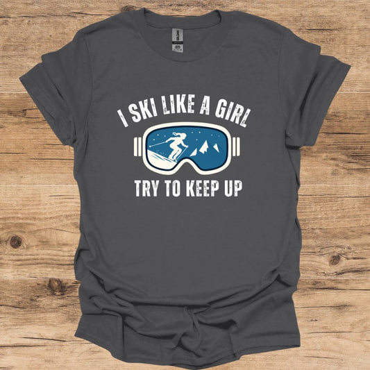 Ski Like A Girl T-Shirt