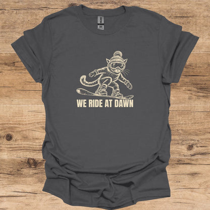 Cat Ride At Dawn T-Shirt