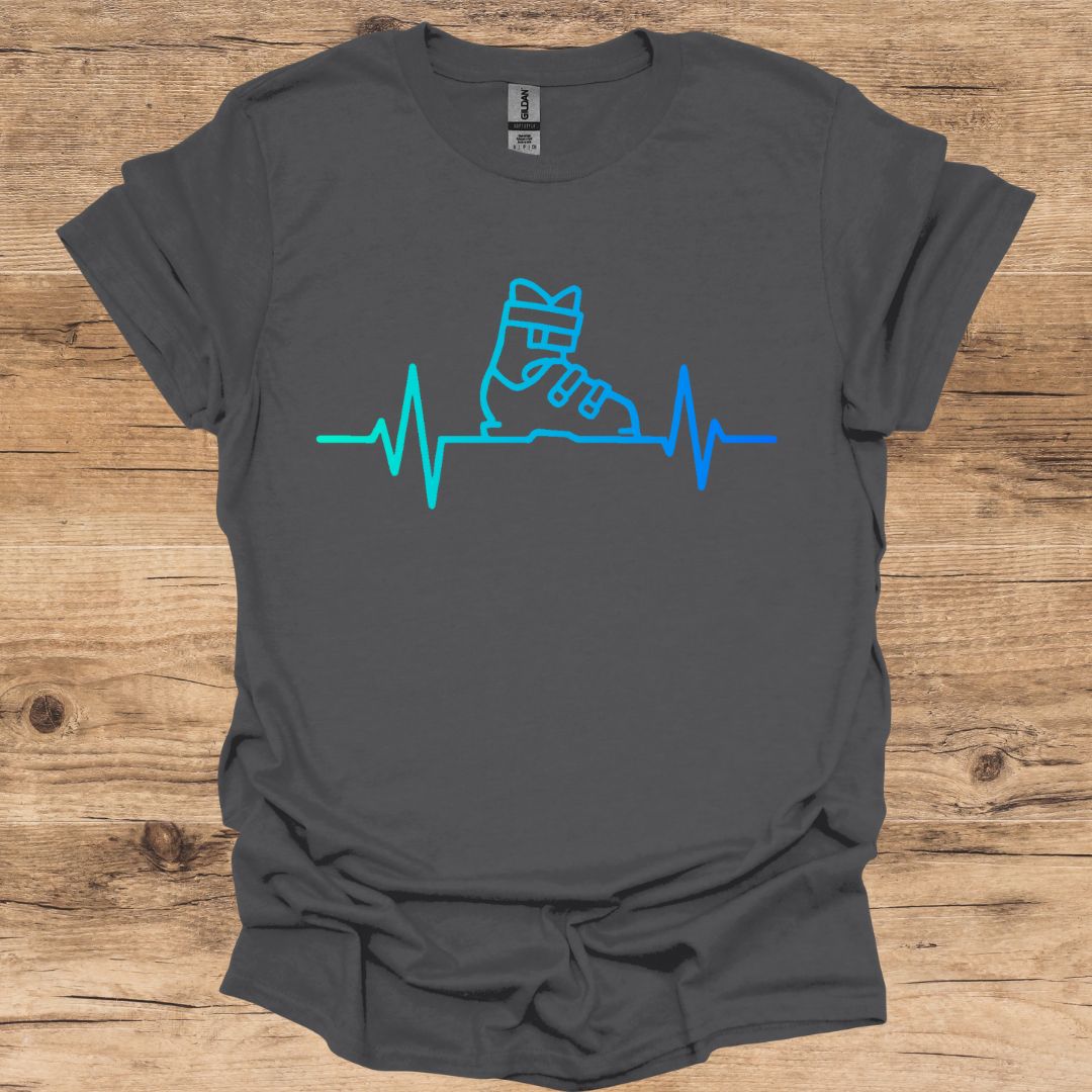Ski Boot Heartbeat_Neon T-Shirt